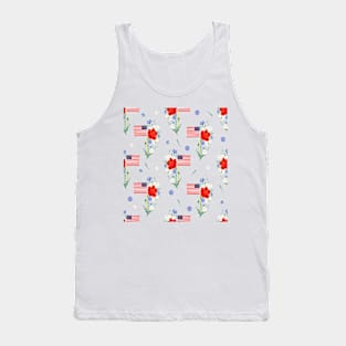 Seamless pattern Memorial Day Tank Top